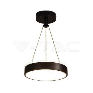 12W LED dizajnové závesné svetlo čierne 4000K 1280lm VT-7765 (V-TAC)