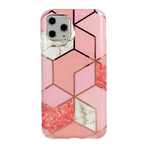 Silikónové puzdro na Apple iPhone 7 Plus/8 Plus Cosmo Marble ružové
