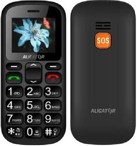 Aligator A321 Senior, Dual SIM, Grey - SK distribúcia + stolná nabíjačka