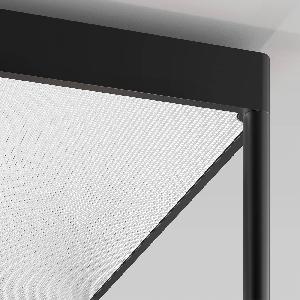 Arcchio Dzemail nástenná LED, nepriame, čierna, Obývacia izba / jedáleň, hliník, železo, 8W, L: 12 cm, K: 32cm