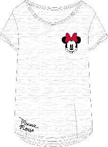 Dámske pyžamové tričko - Minnie Mouse sivé Veľkosť - dospelý: XL